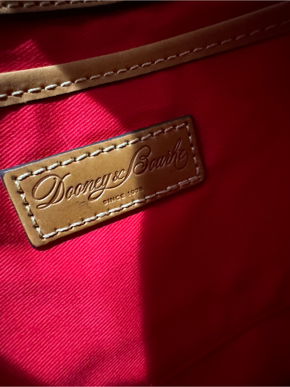 Dooney & Bourke Trixie Coral Leather Crossbody Bag - Picture 12 of 14